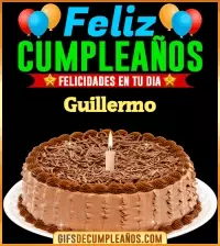 GIF Felicidades en tu día Guillermo